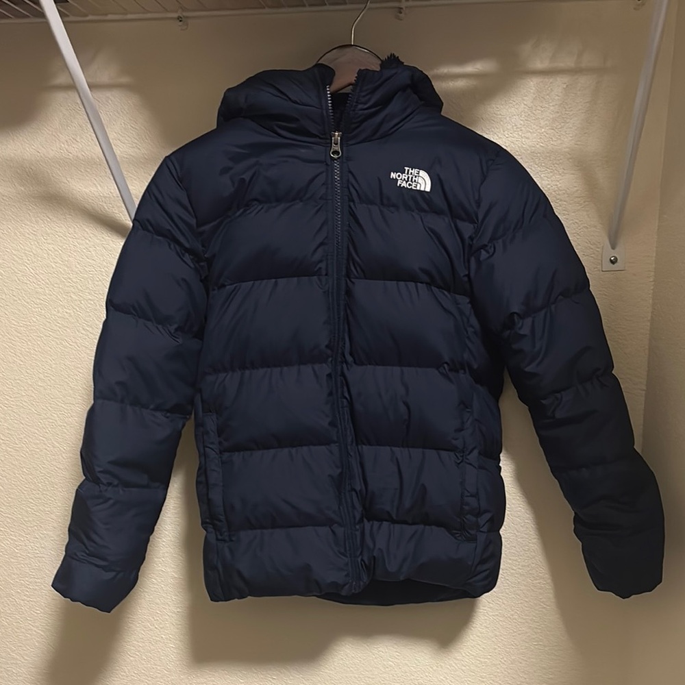 The North Face Dark Blue Puffer Jacket